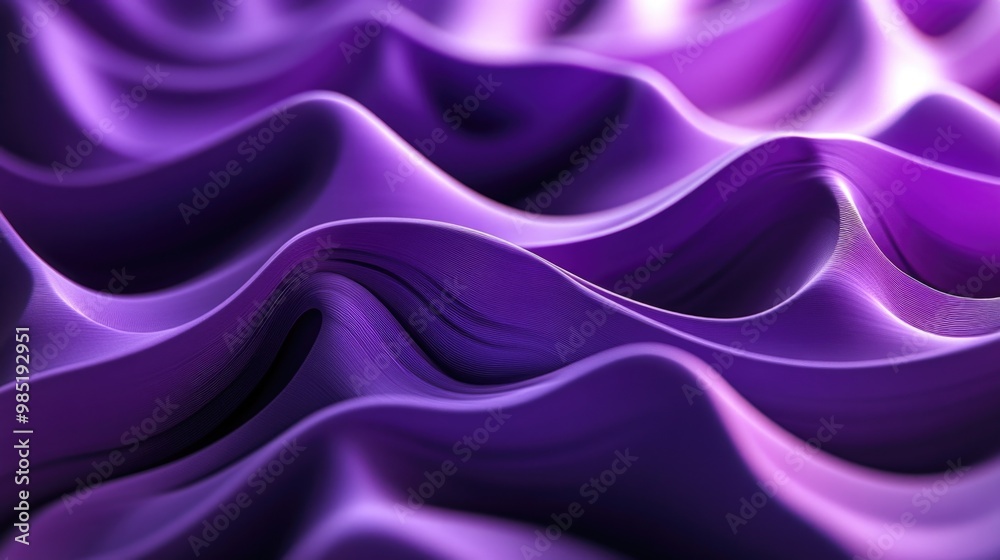 Obraz premium Raised Texture Wave Pattern