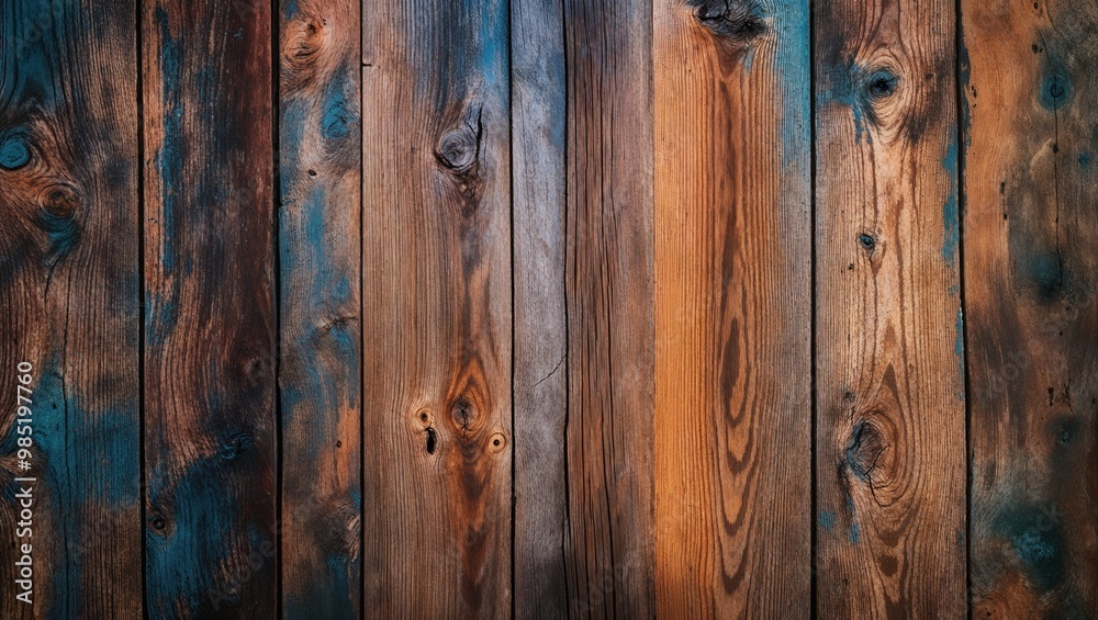 Rustic brown char wood boards wall background Rustic brown char wood boards wall background
