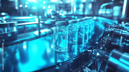 Vials on a Conveyor Belt - ...