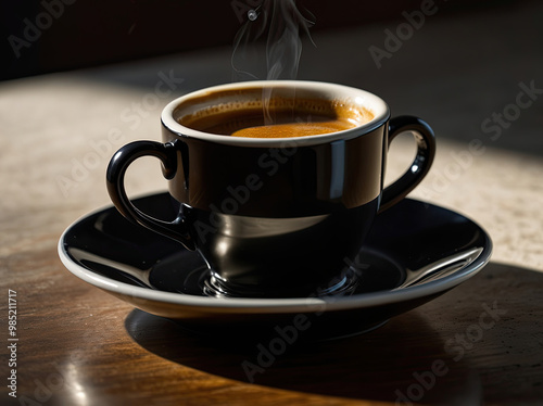 the morning espresso, a richly brewed elixir, awakens the senses with its deep, earthy aroma and velvety crema