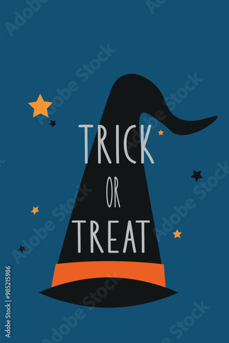 trick or treat heat for halloween background