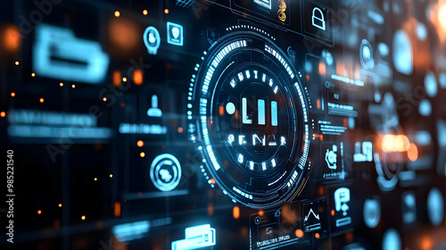 Futuristic Digital Interfac...