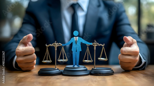 Scales of Justice Illustration
