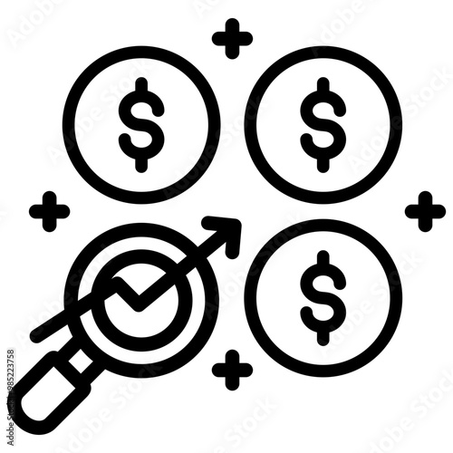 Cost Benevit Analysis Icon