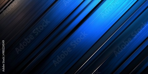 abstract blue and black are light pattern with the gradient is the with floor wall metal texture soft tech diagonal background black dark clean modern 