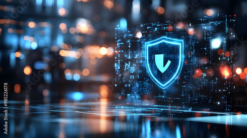 Digital Shield  Illustration