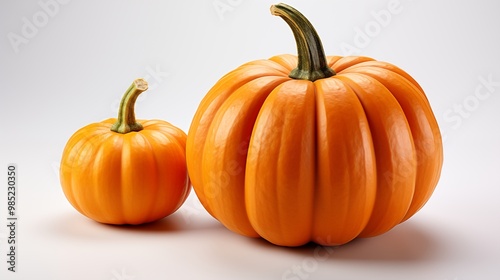 Pumpkin isolated on transparent or white background, 