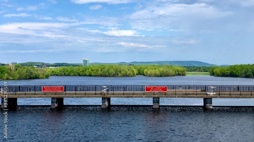 Bridge Over River Against Sky Bridge Over River Against Sky