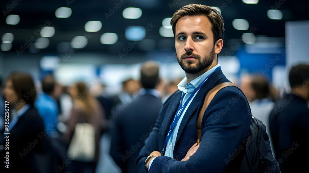 Businessman in a Conference Room - Realistic Photo Businessman in a Conference Room - Realistic Photo