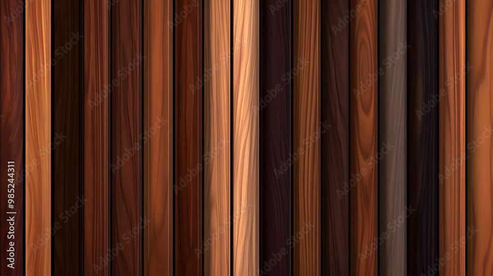 Wood Texture Background with Vertical Panels Wood Texture Background with Vertical Panels