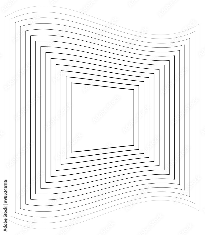 Square dynamic line shape. Gradient blend designs Square dynamic line shape. Gradient blend designs