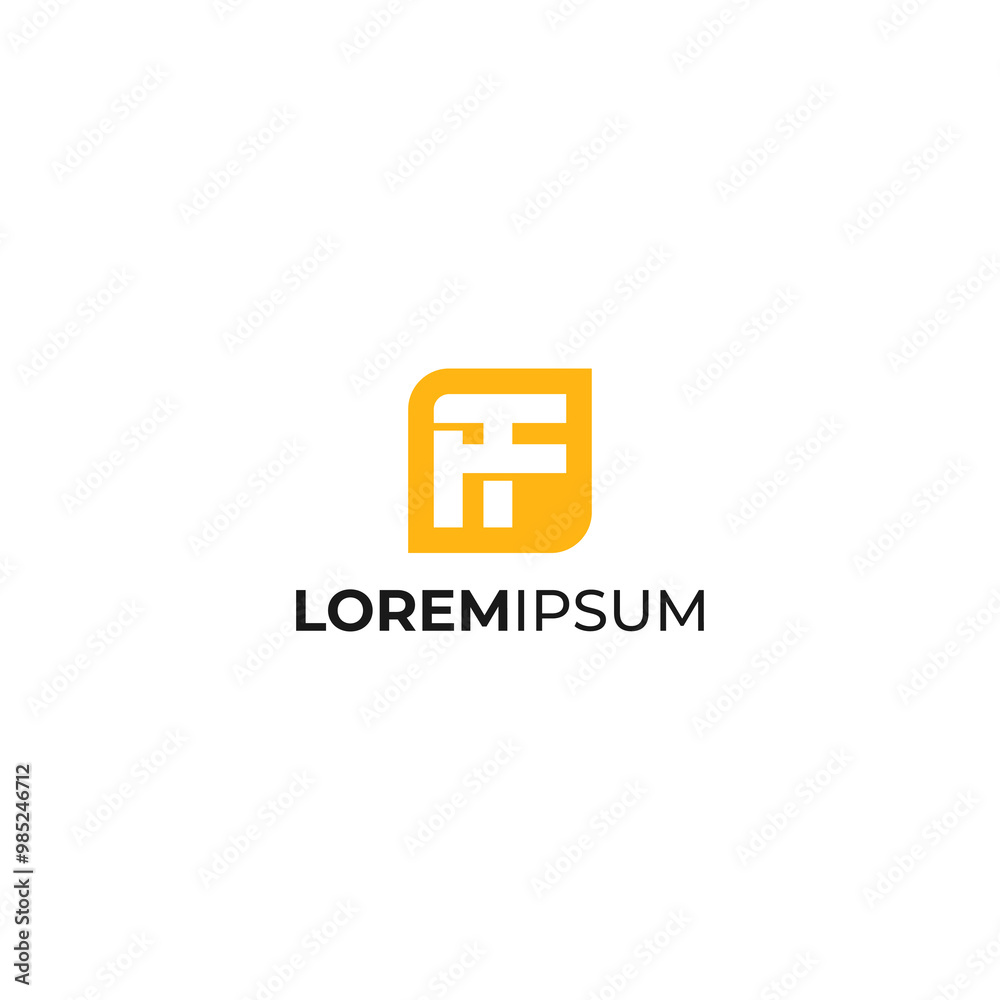 letter icon logo FT letter icon logo FT