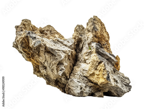 rock and stone isolated on transparent background