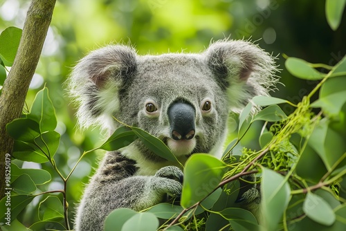 Wildlife Photography Of A Koala Bear, Animal Photography, Koala Bear Close-up, Koala Bear Nature Photography, Animal Portrait Photography, High Quality Koala Bear Image