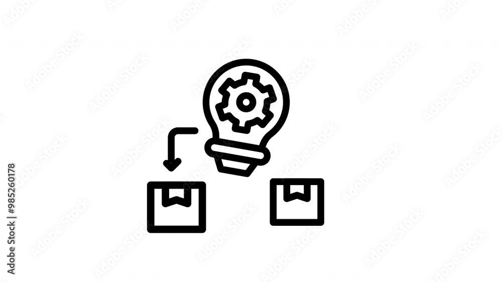 product innovation animated icon product innovation animated icon