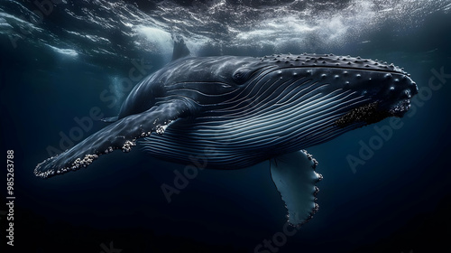 Humpback Whale Underwater P...