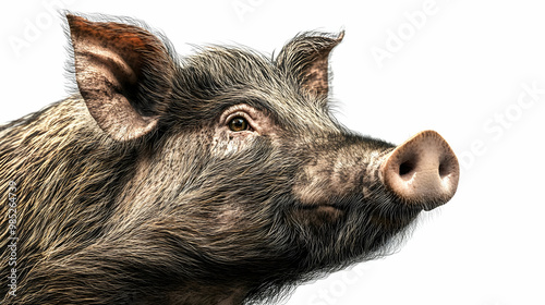 Close-up of a Pig's Face Il...