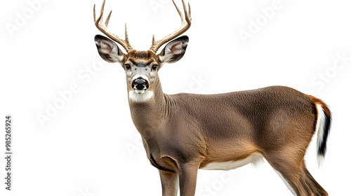 White-Tailed Deer with Larg...