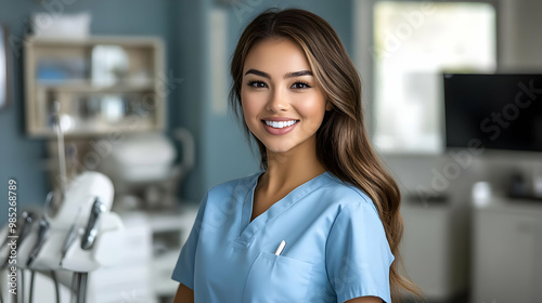Smiling Female Dental Assistant Photo Free Download Smiling Female Dental Assistant Photo - GFXLoad
