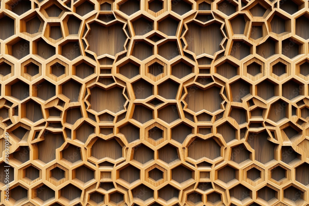 Close up of intricate honeycomb structure with hexagonal geometric patterns Close up of intricate honeycomb structure with hexagonal geometric patterns