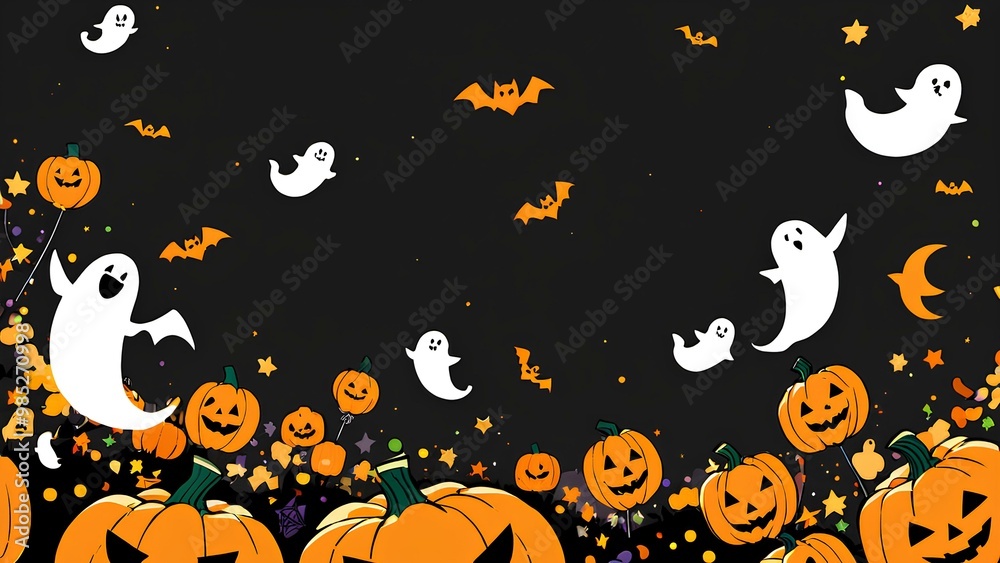 Halloween layout, Halloween copy space, Halloween card layout, Halloween pumpkin, Halloween letter paper, Halloween illustration, Halloween concept, Halloween background, Halloween banner Halloween layout, Halloween copy space, Halloween card layout, Halloween pumpkin, Halloween letter paper, Halloween illustration, Halloween concept, Halloween background, Halloween banner