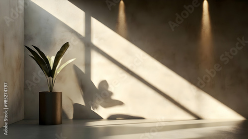 Minimalist Room Interior wi...