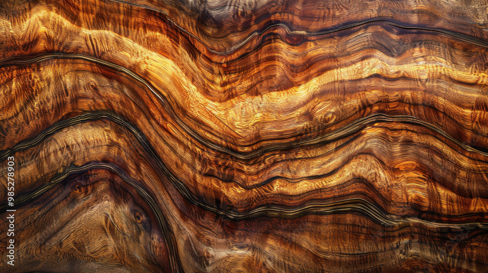 Wavy Wood Grain Texture Wavy Wood Grain Texture
