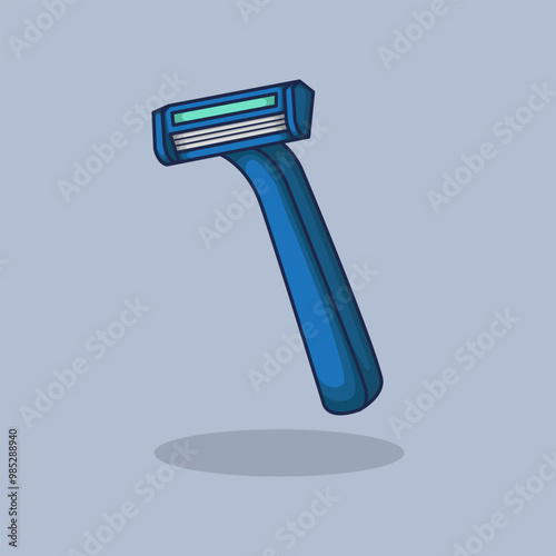 Vector illustration Barber Razor Shaver. Vector design Razor Shaver. Barber Razor Shaver design illustration and icon for website, digital and print