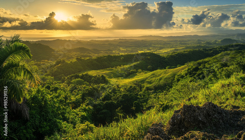 Puerto Rico, Puerto Rico Island Landscape, Tropical Vacation Getaway, Caribbean Island