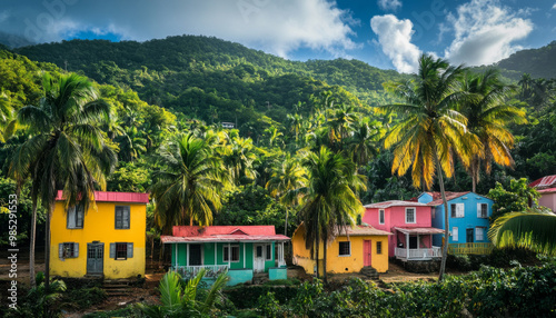 Puerto Rico, Puerto Rico Island Landscape, Tropical Vacation Getaway, Caribbean Island