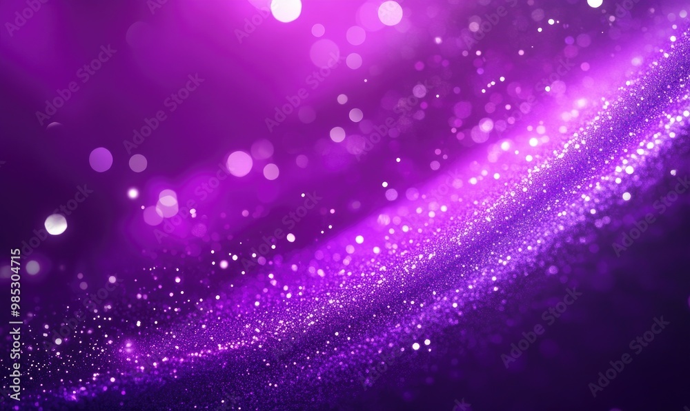 Bright abstract violet background featuring shimmering glitter elements in a line art style Bright abstract violet background featuring shimmering glitter elements in a line art style