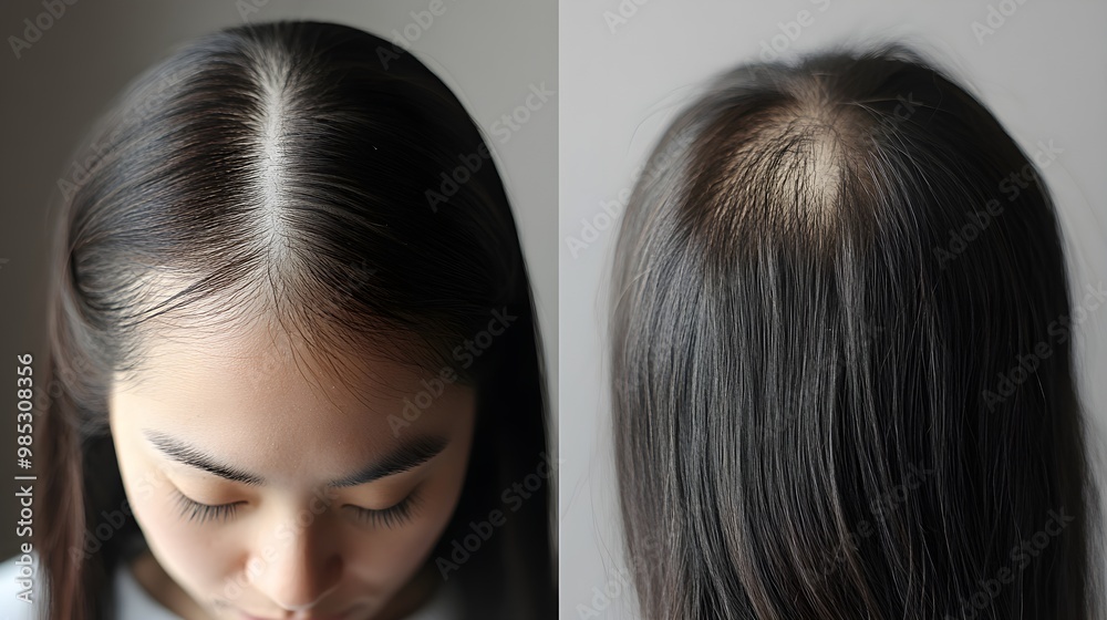 Testimonial from a patient who restored their hair with a specific treatment, showcasing before images with thinning hair and after photos of natural, full hair growth Testimonial from a patient who restored their hair with a specific treatment, showcasing before images with thinning hair and after photos of natural, full hair growth