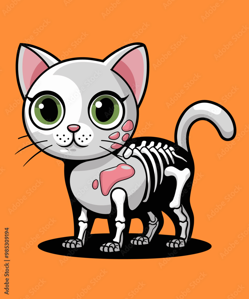Skeleton cat 1 Skeleton cat 1