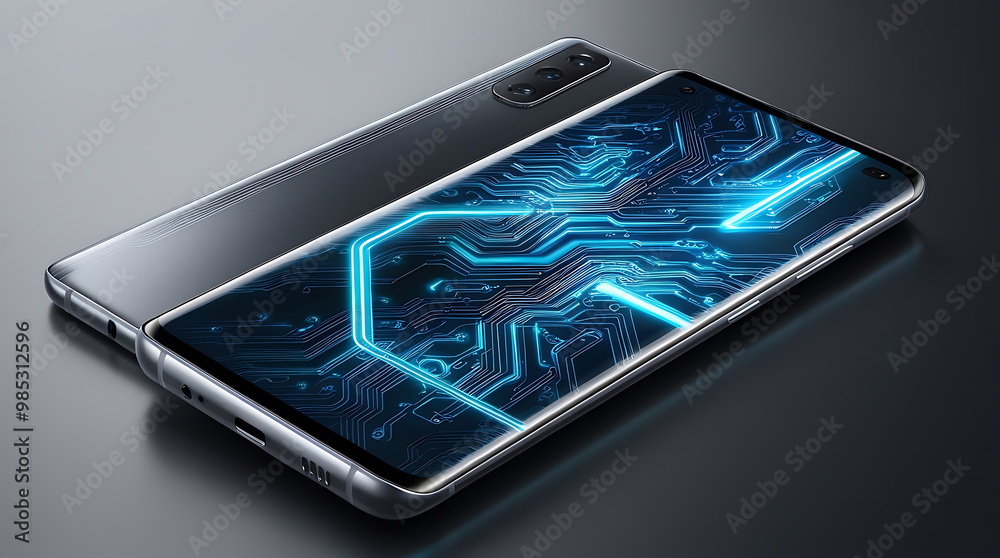 A realistic 3D-renewed smartphone mockup isolated on the background is perfect for showcasing apps, websites, or designs, with sleek modern design and futuristic aesthetic. A realistic 3D-renewed smartphone mockup isolated on the background is perfect for showcasing apps, websites, or designs, with sleek modern design and futuristic aesthetic.