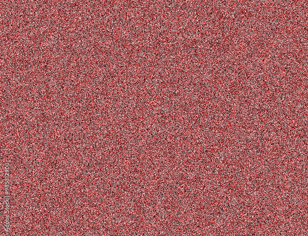 Fototapeta premium Red glittering dot paper texture or background. Sparkle overlay for design. Red rubber floor texture and background seamless