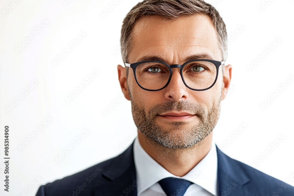Business man in a suit
