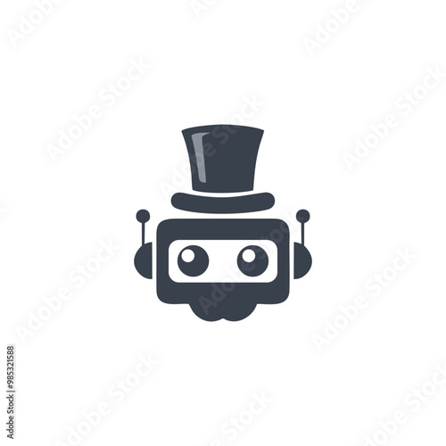 robot magician ai logo