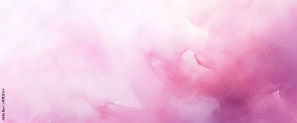 Fototapeta premium Soft and inviting pale pink watercolor design.