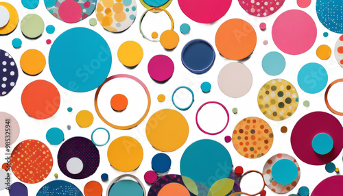  abstract synergy colors vibrant dots representing overlapping interconnectedness business world background panorama circles panorama abstract background dot synergy modern contemporary circle