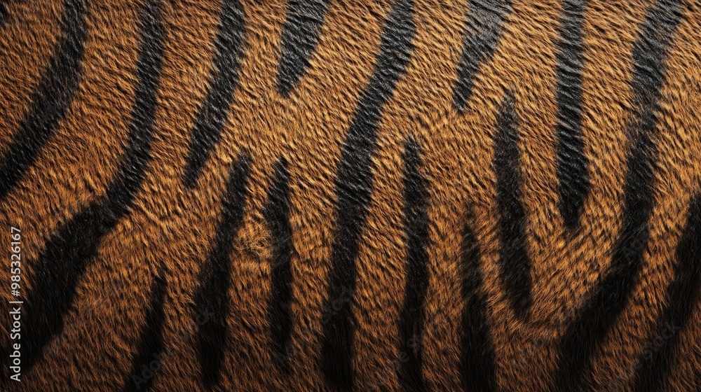 Realistic tiger texture patterns, rough black and orange stripes, showcase the natural beauty and fierce elegance of tiger fur. Very suitable for animal pattern backgrounds and wild animal themes Realistic tiger texture patterns, rough black and orange stripes, showcase the natural beauty and fierce elegance of tiger fur. Very suitable for animal pattern backgrounds and wild animal themes