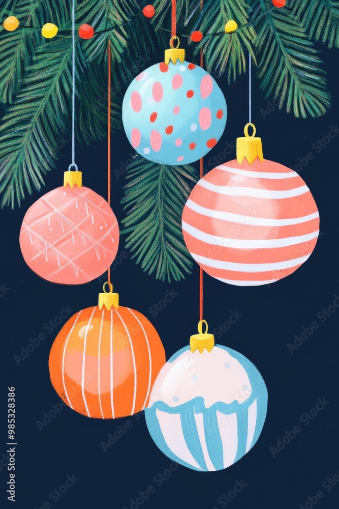 Glazed gingerbread ornaments arranged along the edges on a dark background Glazed gingerbread ornaments arranged along the edges on a dark background