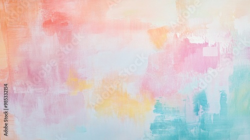 Soft pastel backdrop featuring Ikat summer acrylic tape pastel square kimono watercolor tie dye craft style and abstract ginger canvas with a soft pastel texture