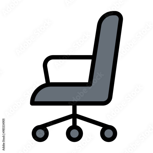 Office chair icon