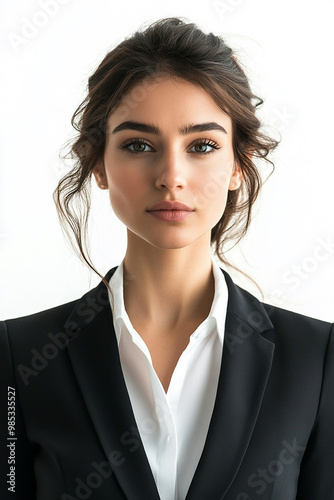 Business woman in a suit