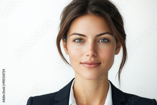 Business woman in a suit