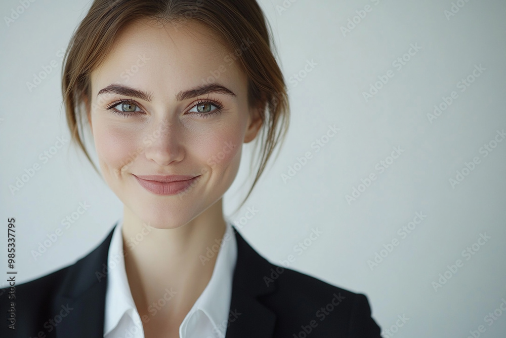 Business woman in a suit