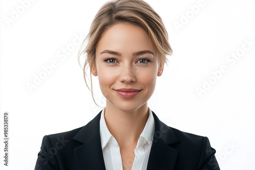 Business woman in a suit