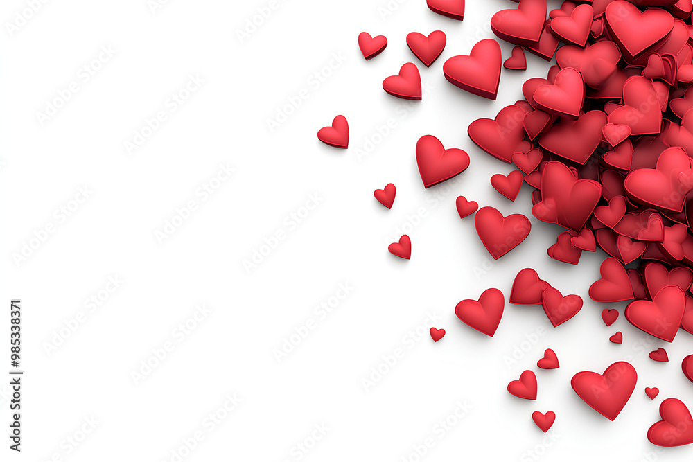 3d hearts cut out 3d hearts cut out