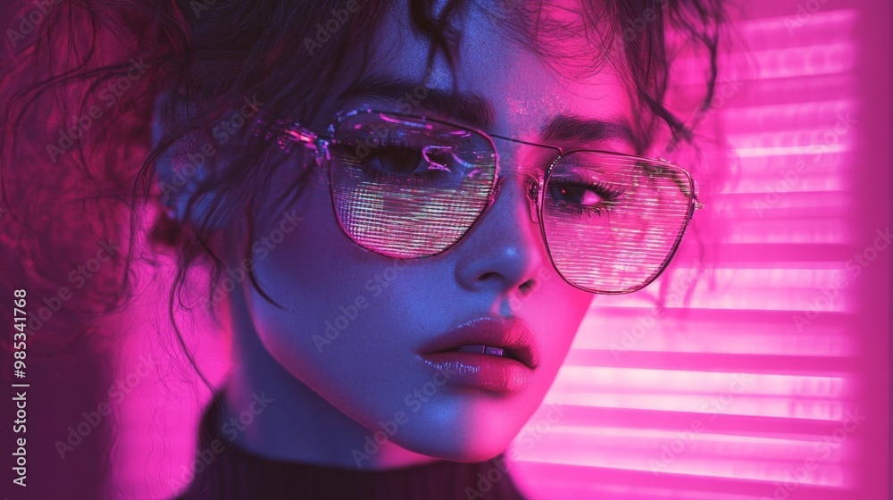 Neon Portrait. Neon Portrait.