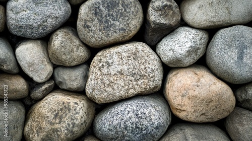 Close-up of a natural stone with rough, textured surface, showcasing its raw and rugged appearance. The stone's earthy tones and irregular shape evoke a sense of timelessness and stability